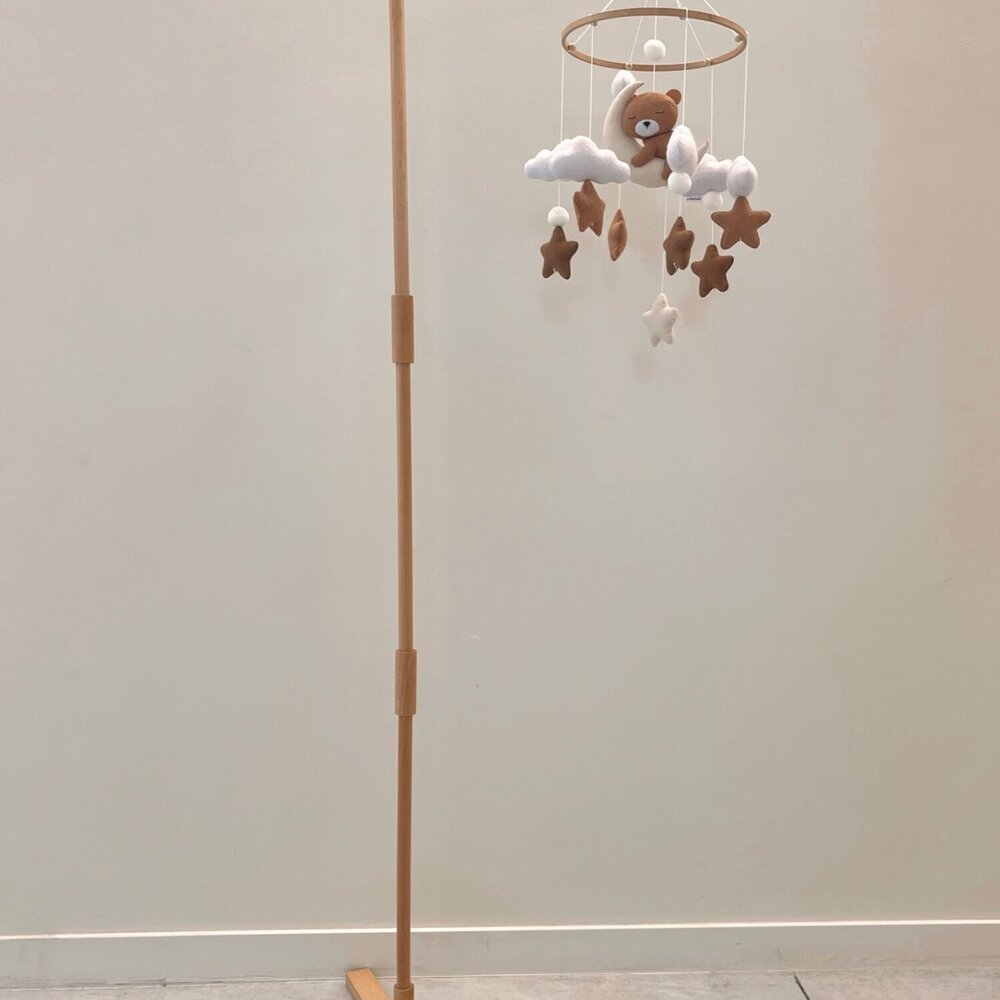 Babymobiel - handgemaakt Walvis met ballonnen Babymobiel - handgemaakt Walvis met ballonnen