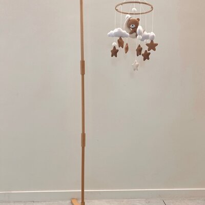 Babymobiel - handgemaakt Walvis met ballonnen Babymobiel - handgemaakt Walvis met ballonnen