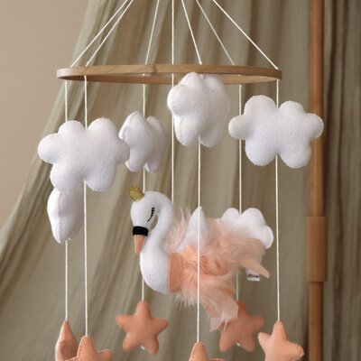 Babymobiel - handgemaakt Zwaan Babymobiel - handgemaakt Zwaan