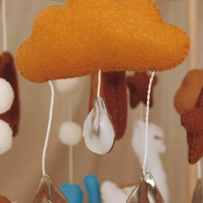 Babymobiel - handgemaakt Lama Babymobiel - handgemaakt Lama