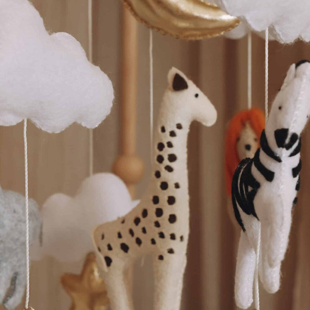 Babymobiel - handgemaakt Safari Babymobiel - handgemaakt Safari