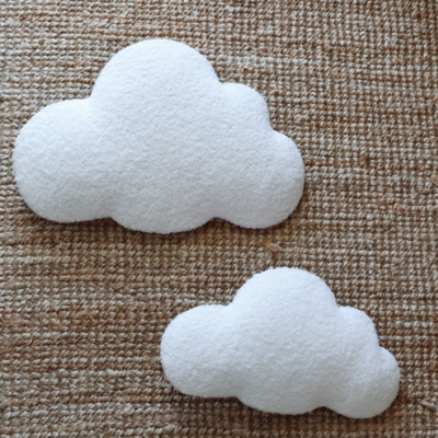 Small bouclé cloud 39 X 23 cm LED