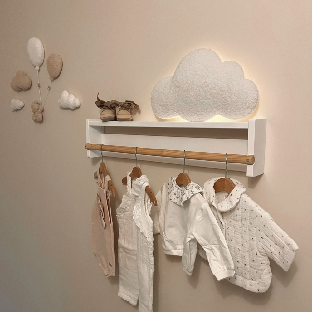 Big bouclé cloud 47cm x 33 cm LED