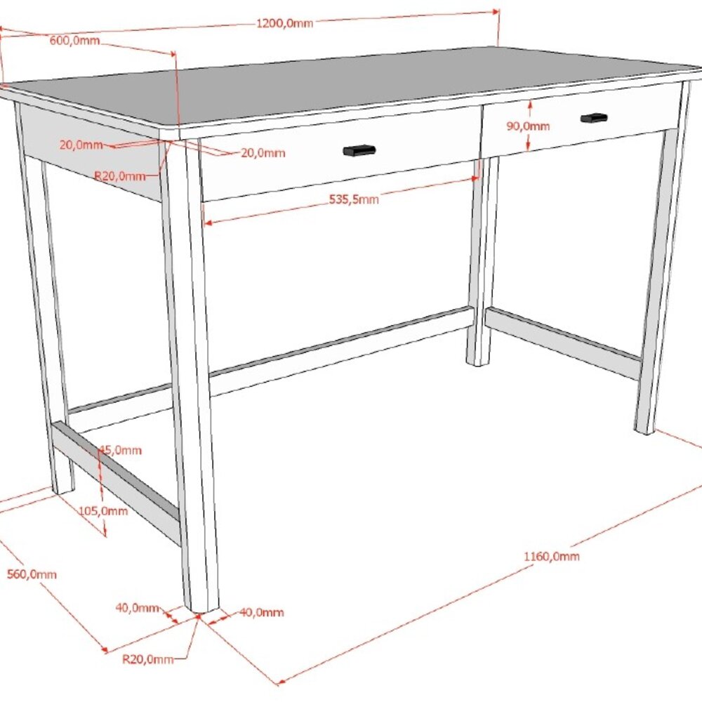 Forrest bureau Eik Forrest bureau Eik
