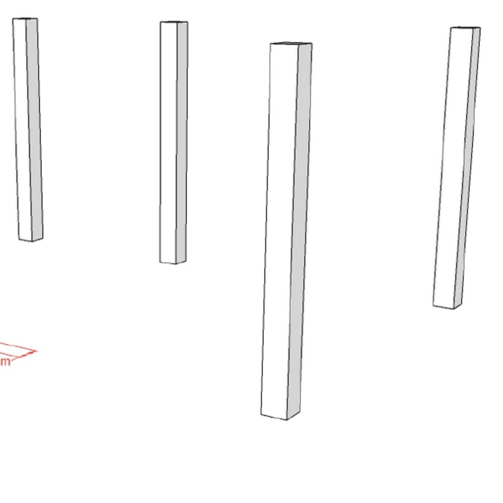 Forrest poten voor fosb9012 Eik Forrest poten voor fosb9012 Eik