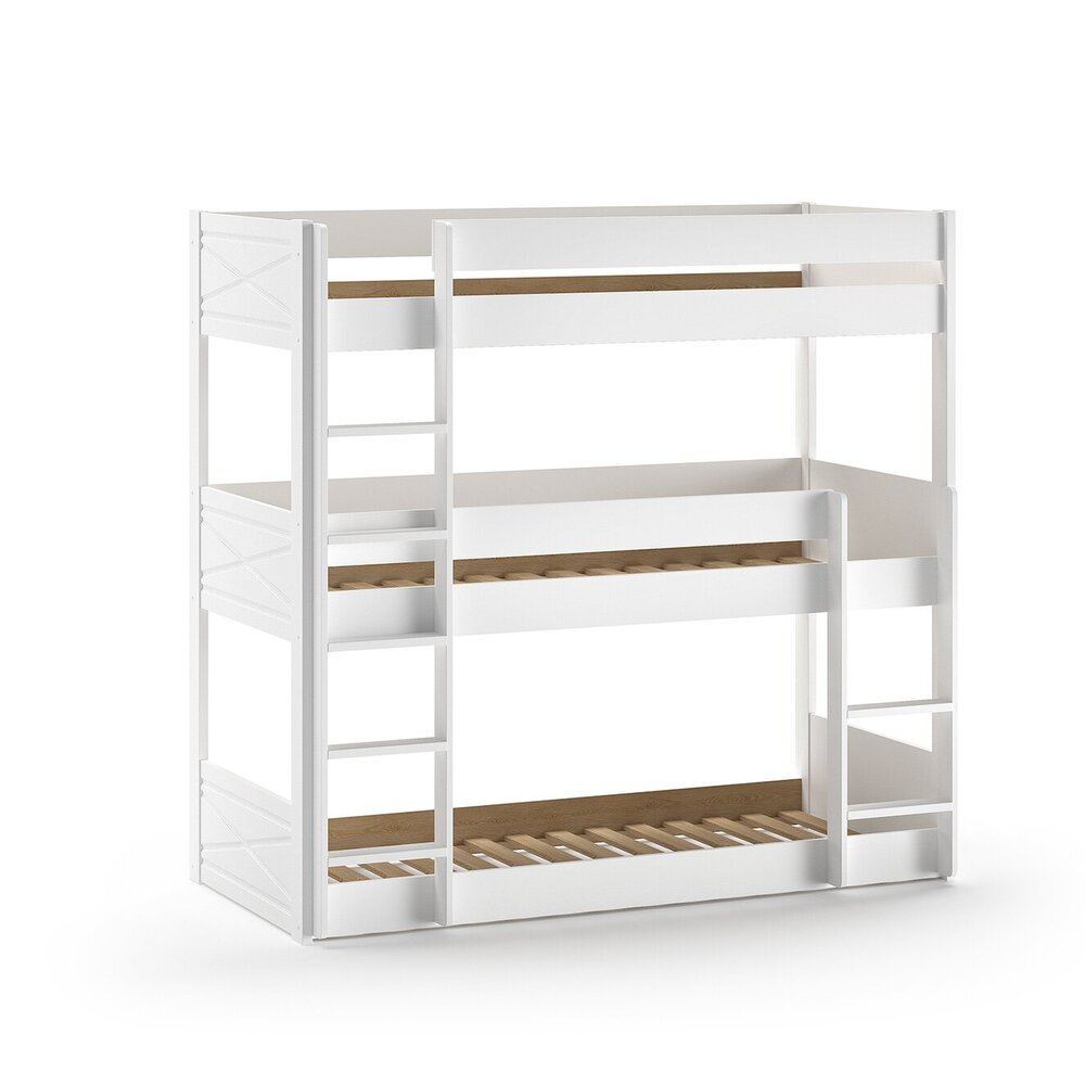 Scott triple stapelbed 90 x 200 cm Wit Scott triple stapelbed 90 x 200 cm Wit