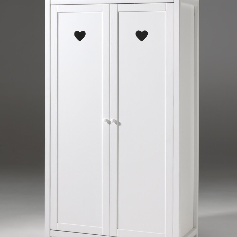 Amori 2 deurs kleerkast Wit Amori 2 deurs kleerkast Wit