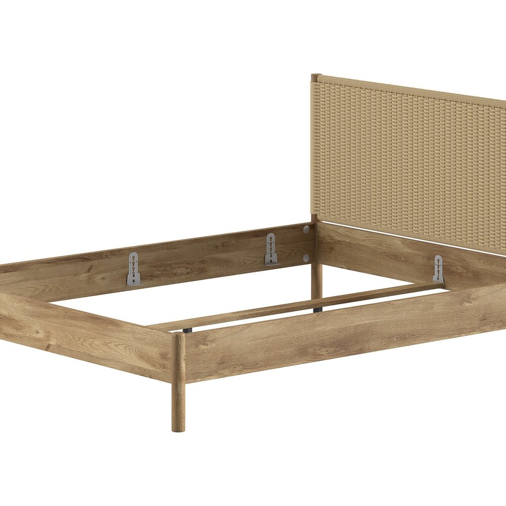 Olive bed 160 x 200 cm rope eik - Olive bed 160 x 200 cm rope eik -