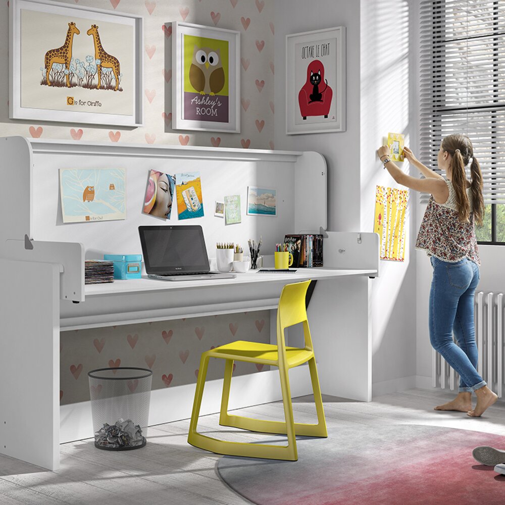 Denver bureaubed 90 x 200 cm Wit Denver bureaubed 90 x 200 cm Wit