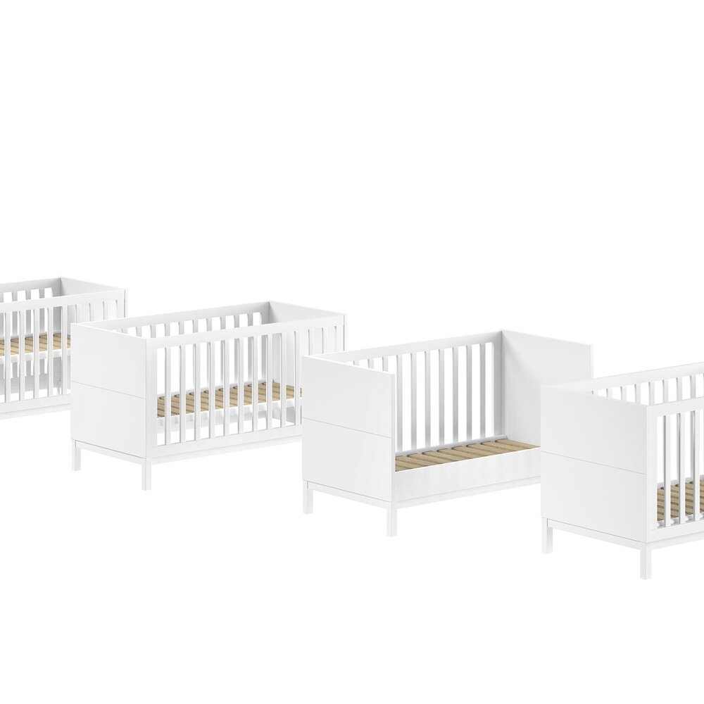 Eva baby-/peuterbed 70 x 140 cm Wit