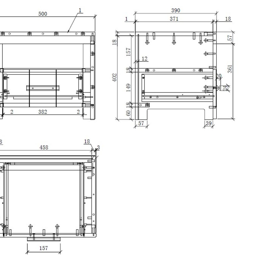 Erik nachttafel Wit Erik nachttafel Wit