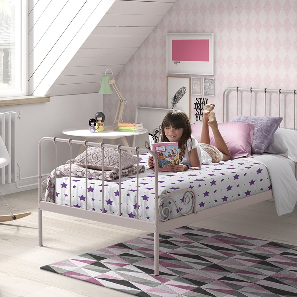 Alice bed 90 x 200 cm Roze Alice bed 90 x 200 cm Roze