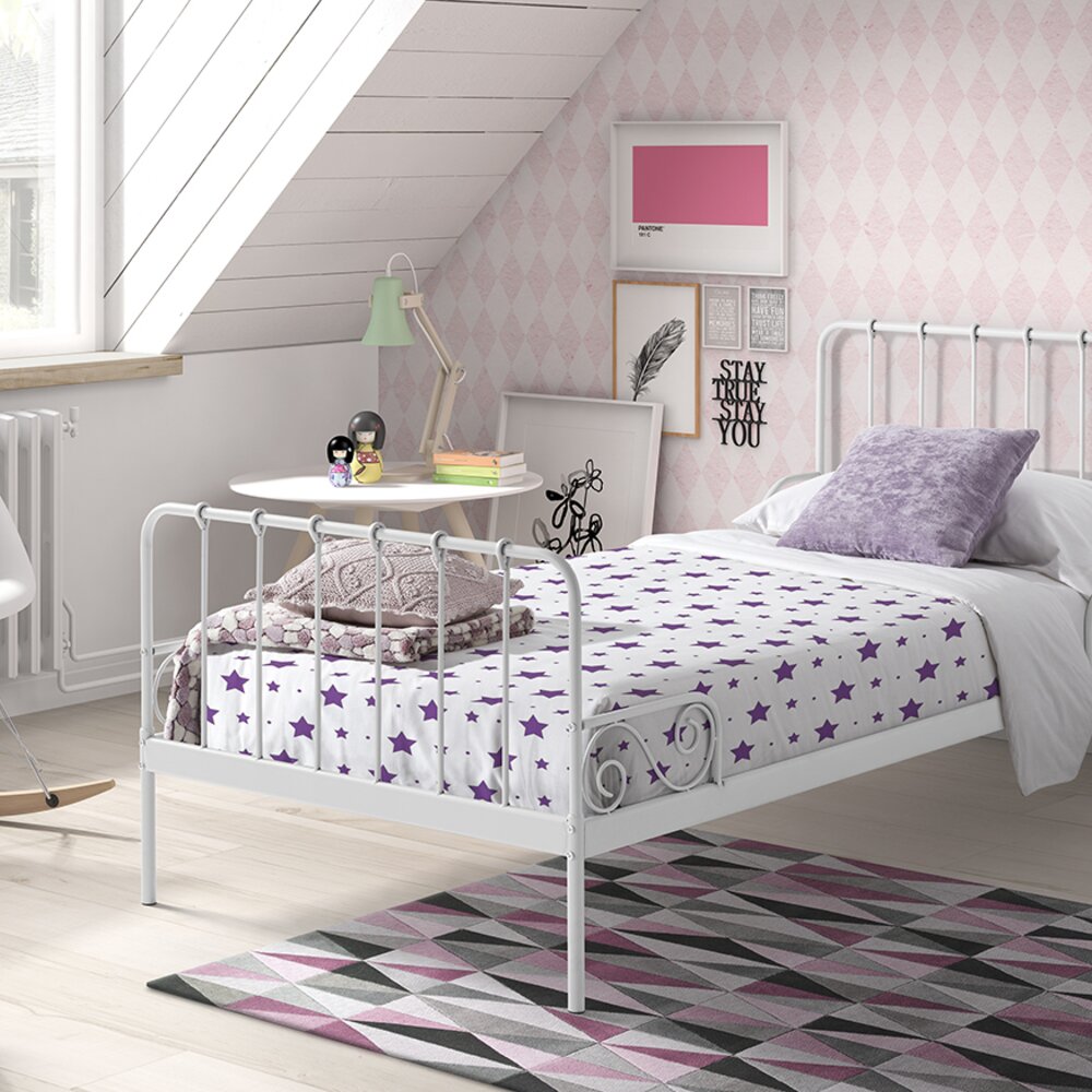 Alice bed 90 x 200 cm Wit Alice bed 90 x 200 cm Wit
