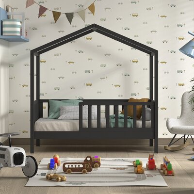 Dallas peuter huisbed 70 x 140 cm Antraciet