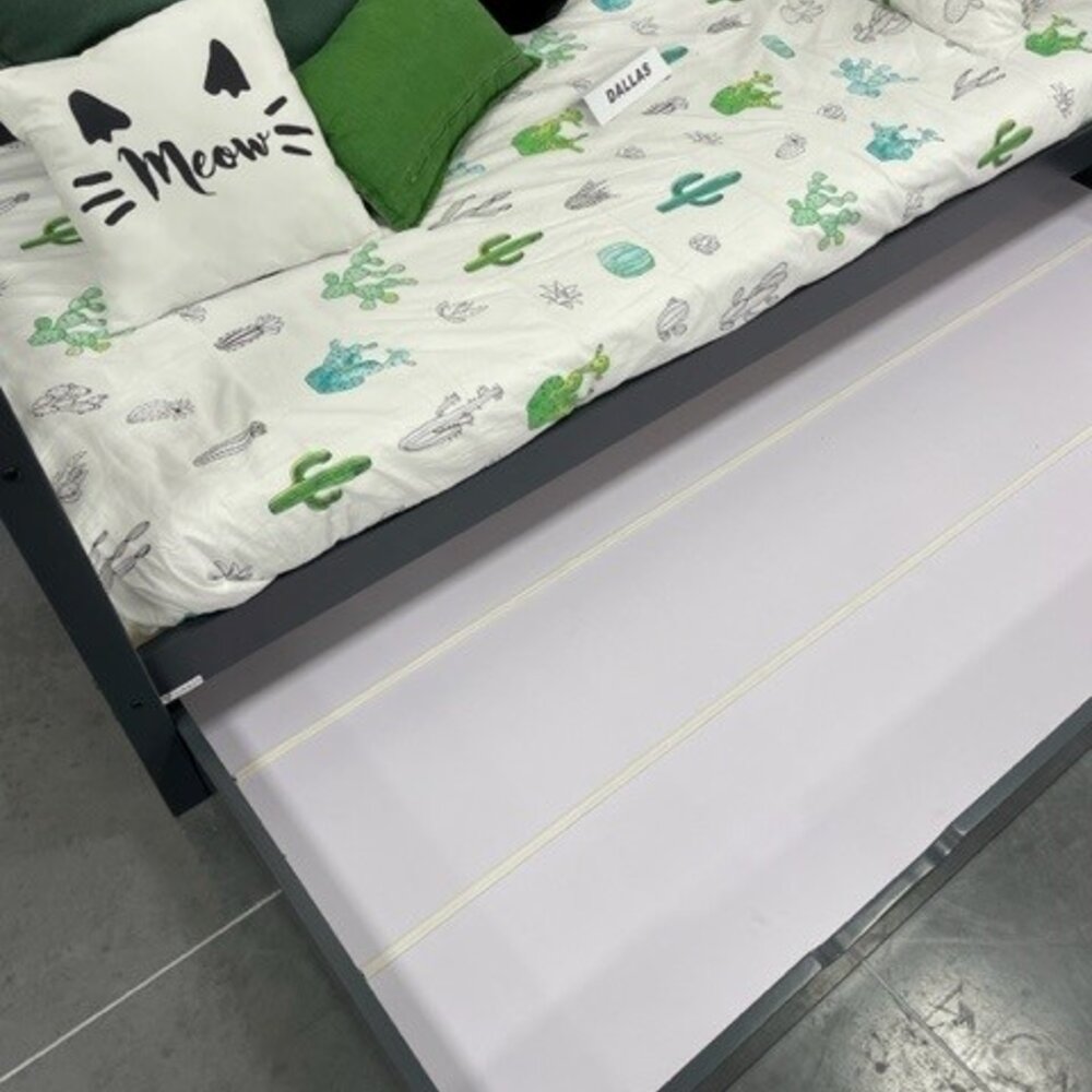 Dallas bedlade Antraciet