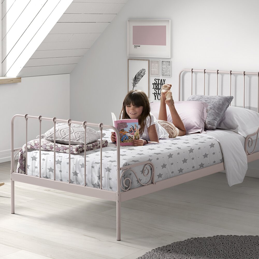 Alice bed 90 x 200 cm Roze Alice bed 90 x 200 cm Roze
