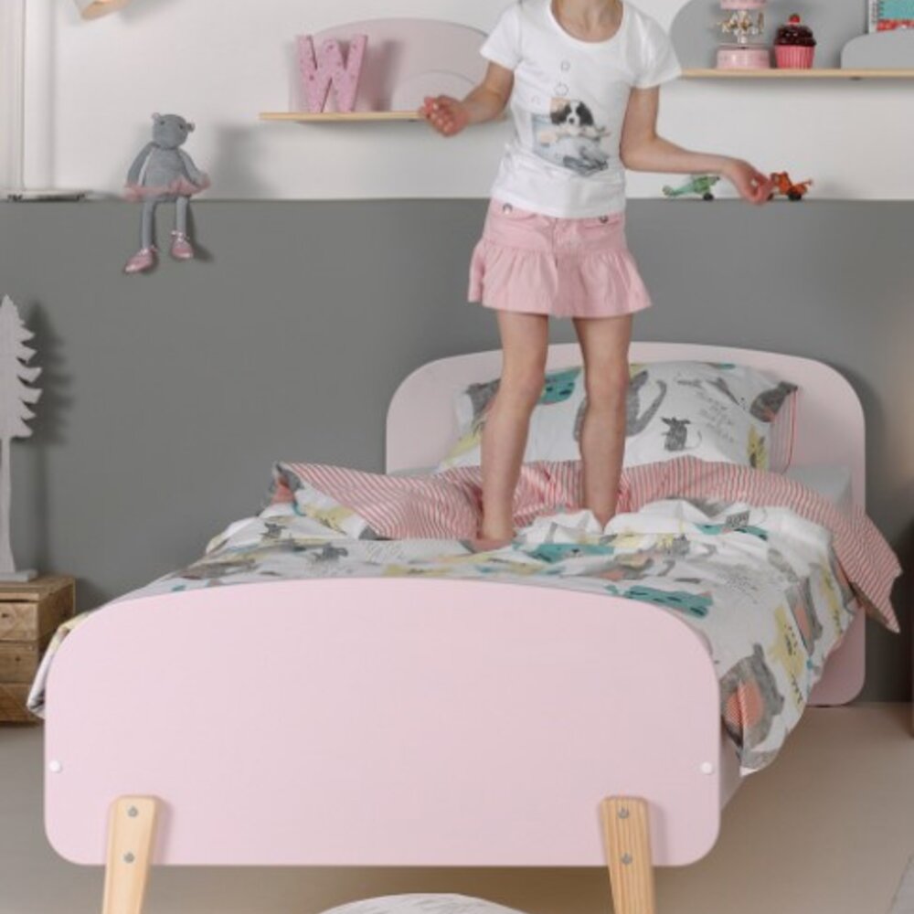 Kiddy bed 90 x 200 cm Roze