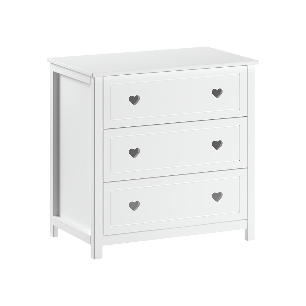 Amori commode 3 laden Wit Amori commode 3 laden Wit