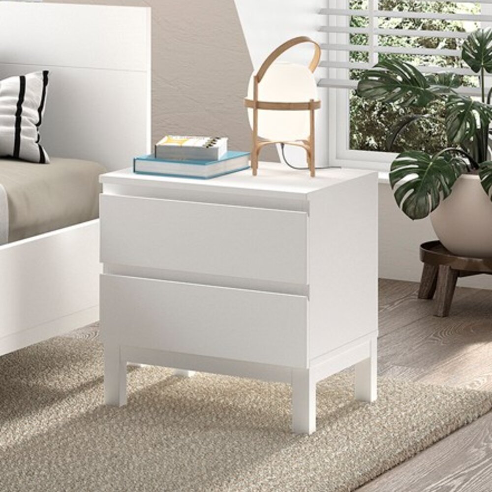 Eva nachttafel Wit Eva nachttafel Wit