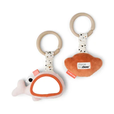 Hangend activiteitenspeelgoedje 2 pcs Wally Powder