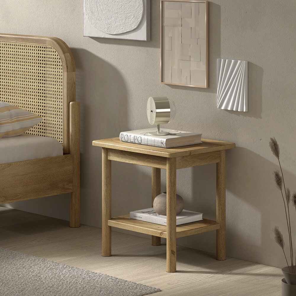 Olive nachttafel Eik