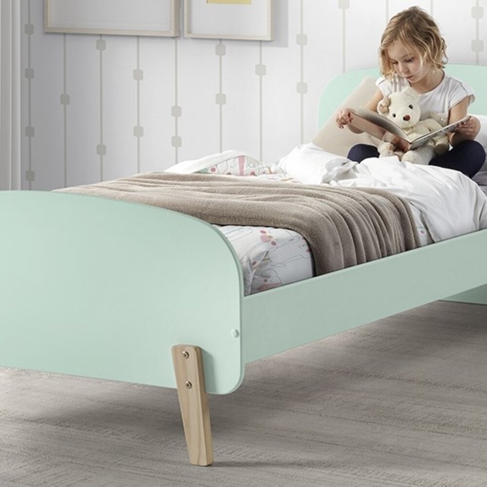 Kiddy bed 90 x 200 cm Muntgroen