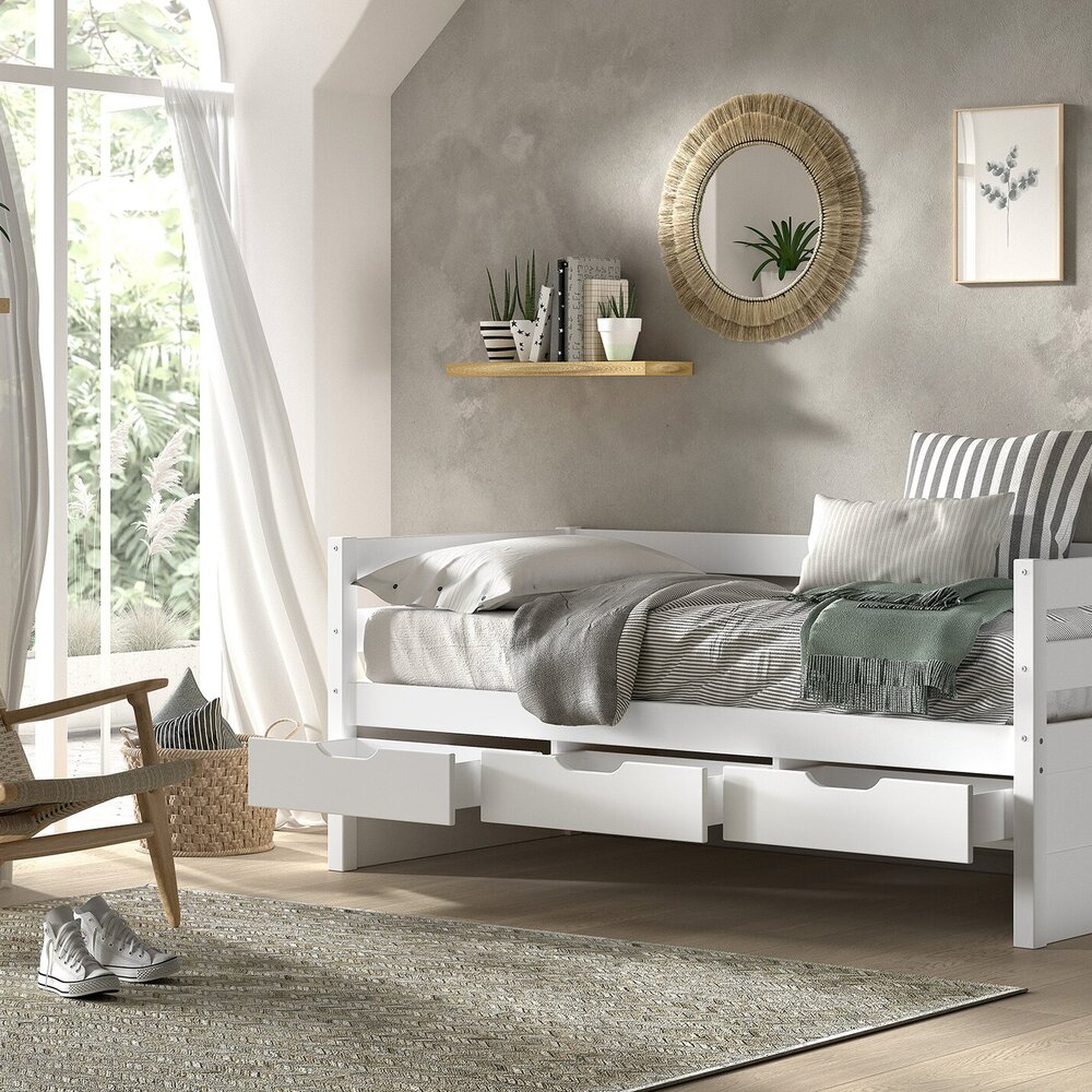 Margrit kajuitbed (92) 90 x 200 cm Wit