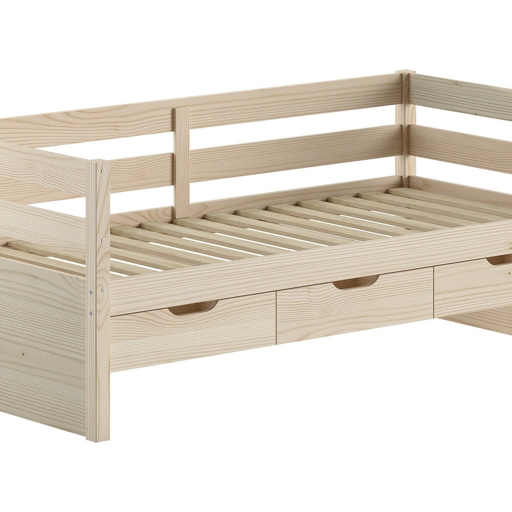 Margrit kajuitbed (92) 90 x 200 cm Milky pine