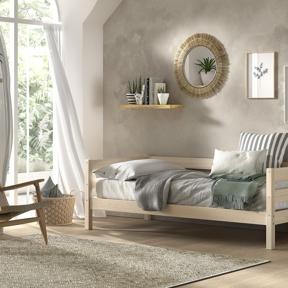 Margrit kajuitbed (93) 90 x 200 cm Milky pine