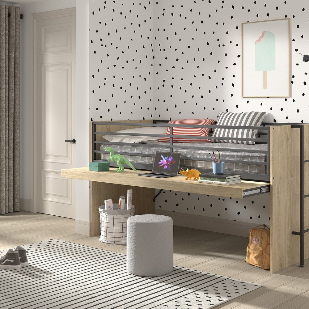 Sam halfhoogslaper (85) 90 x 200 cm Eik