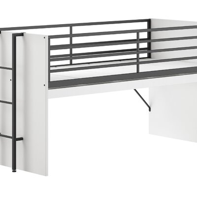 Sam halfhoogslaper (85) 90 x 200 cm Wit/zwart