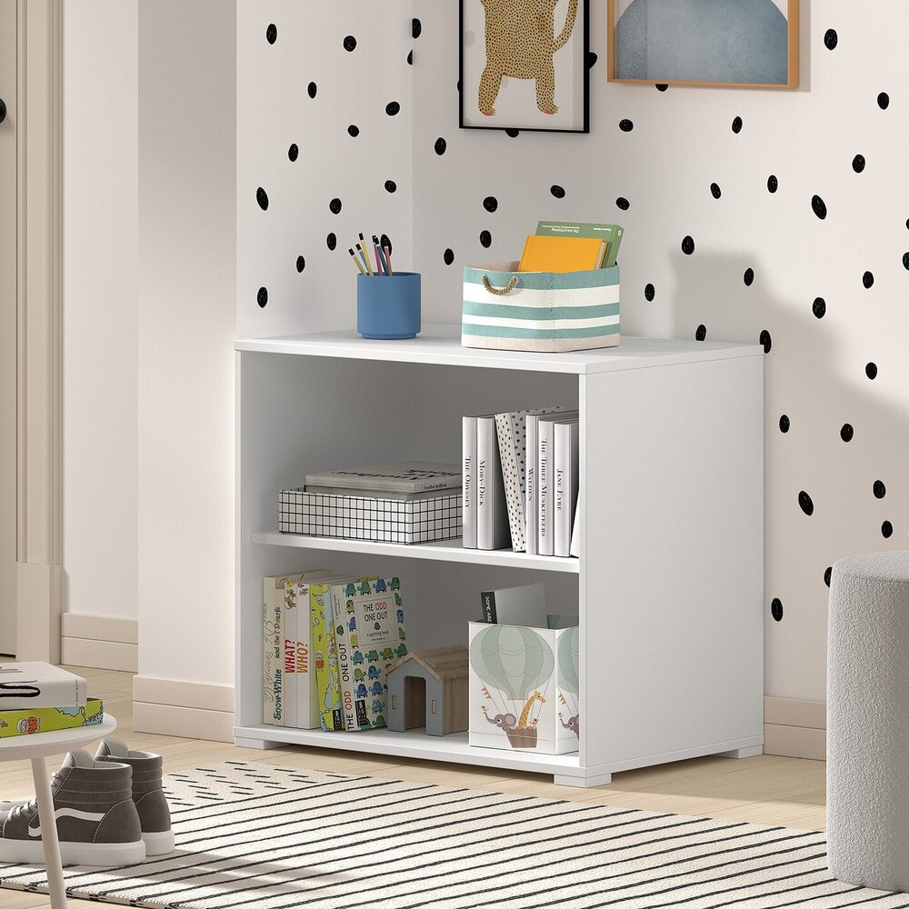 Sam boekenkast voor halfhoogslaper Wit