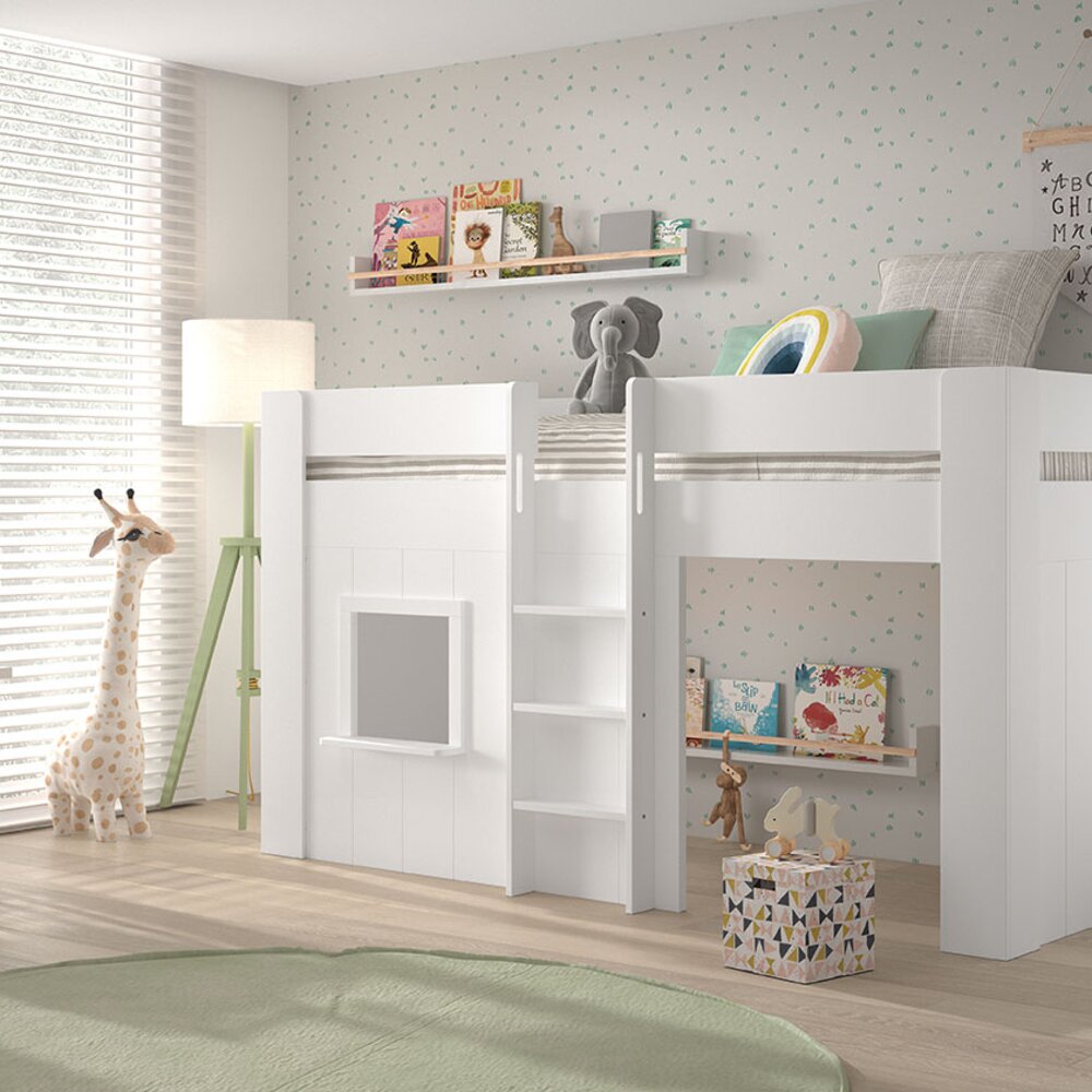 Reno halfhoogslaper 90 x 200 cm Wit