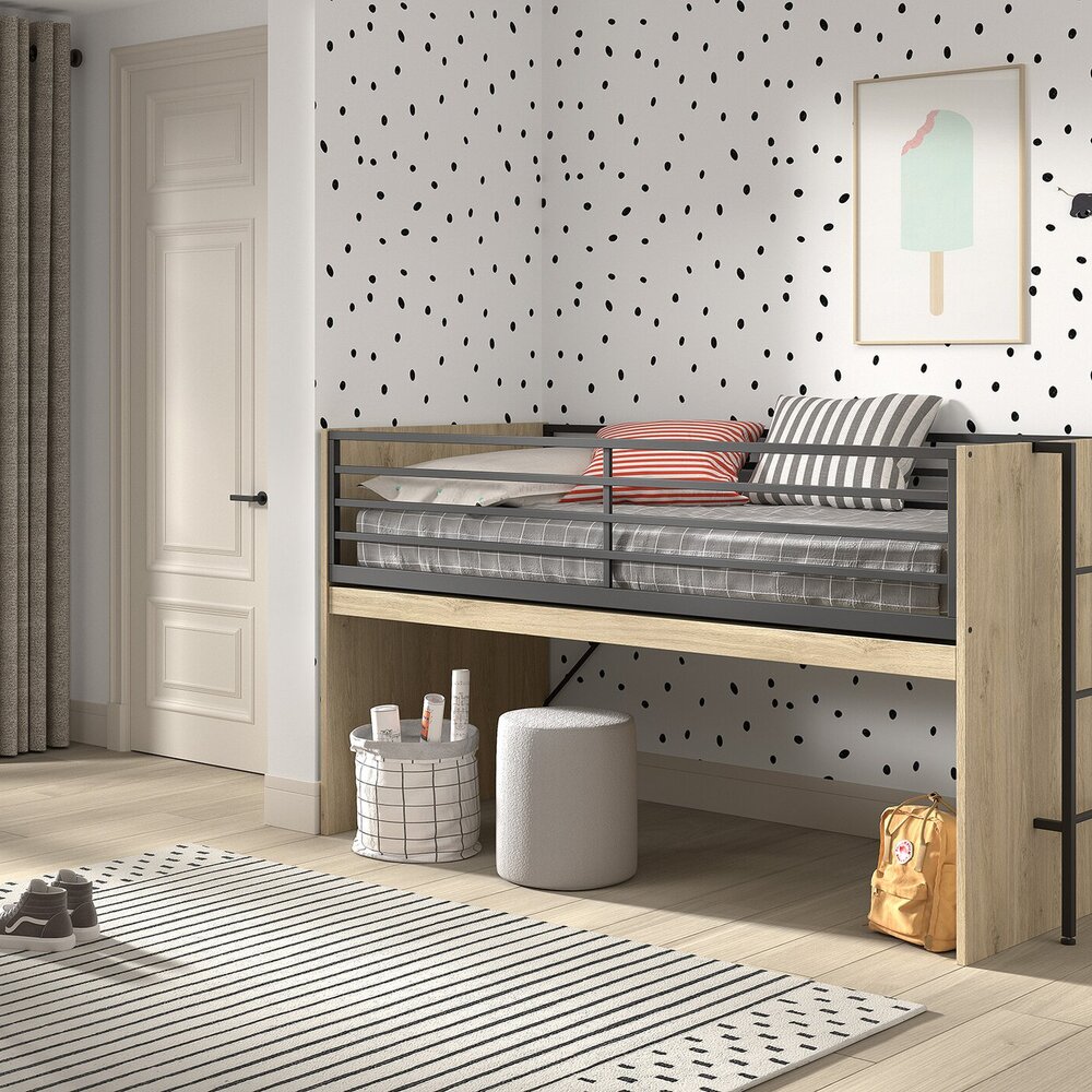 Sam halfhoogslaper (85) 90 x 200 cm Eik