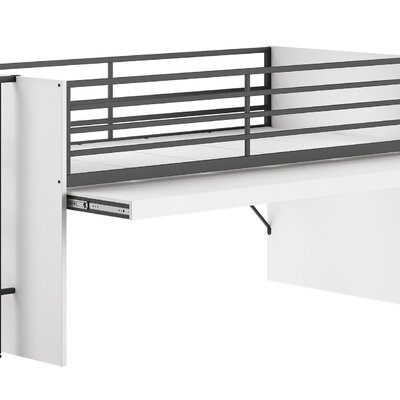 Sam halfhoogslaper (85) 90 x 200 cm Wit/zwart