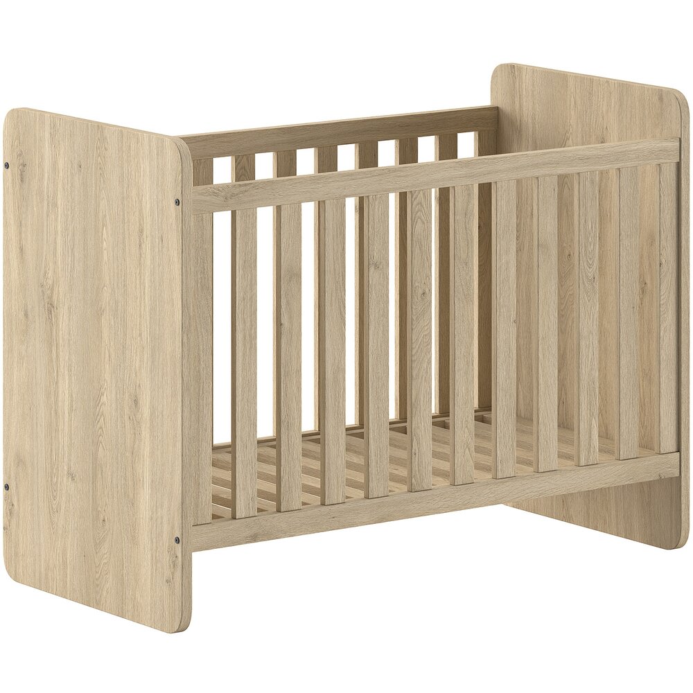 Sam doorgroeibed 60 x 120 cm + 90 x 200 cm Eik