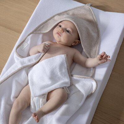 Kaphanddoek + washand 70x70 cm Cosy collectie