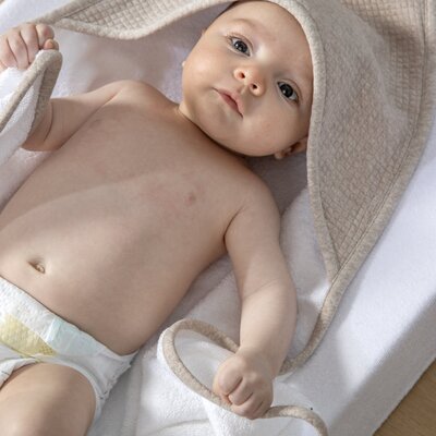 Kaphanddoek + washand 70x70 cm Cosy collectie