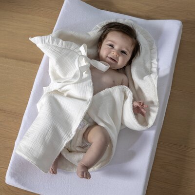 Luxe handdoek tetra & badstof Luxe handdoek tetra & badstof