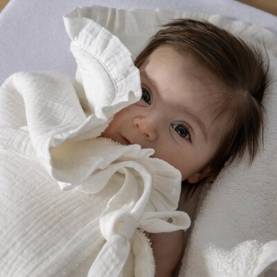 Luxe handdoek tetra & badstof Luxe handdoek tetra & badstof