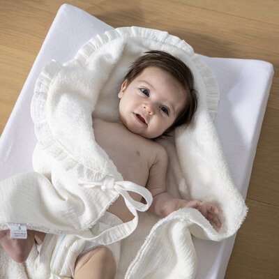 Luxe handdoek tetra & badstof Luxe handdoek tetra & badstof