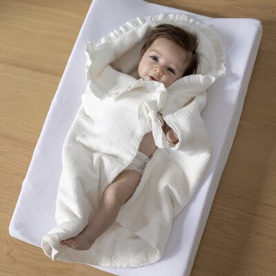 Luxe handdoek tetra & badstof Luxe handdoek tetra & badstof