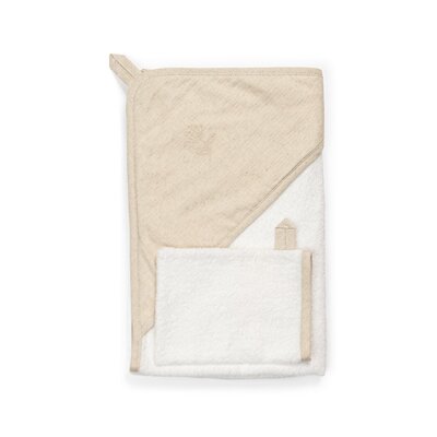 Kaphanddoek + washand 70x70 cm Linnen collectie