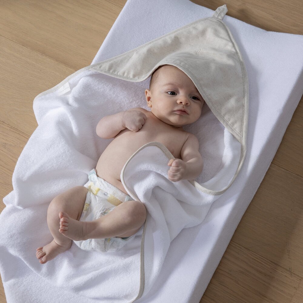 Kaphanddoek + washand 70x70 cm Linnen collectie