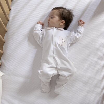 Babypakje Coralie italian fleece + roze accent