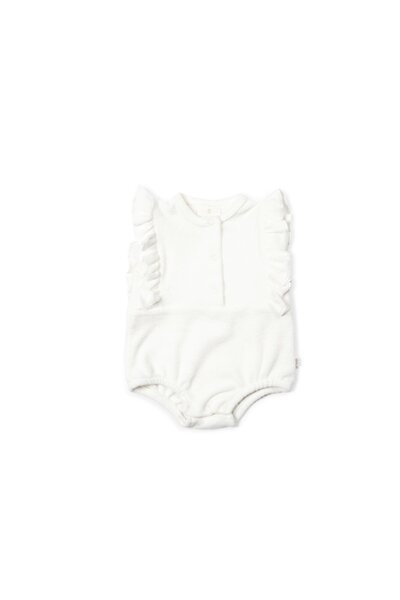 Babyromper Rosie badstof Ecru