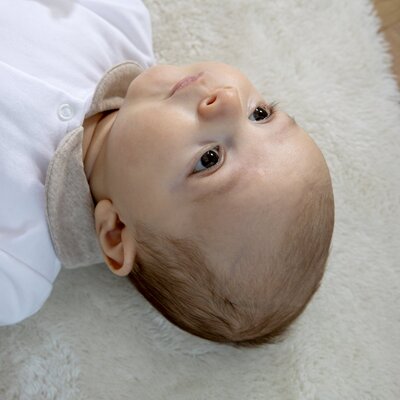 Babypakje Clément italian fleece + beige accenten