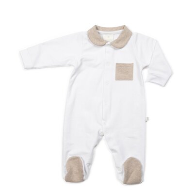 Babypakje Clément italian fleece + beige accenten