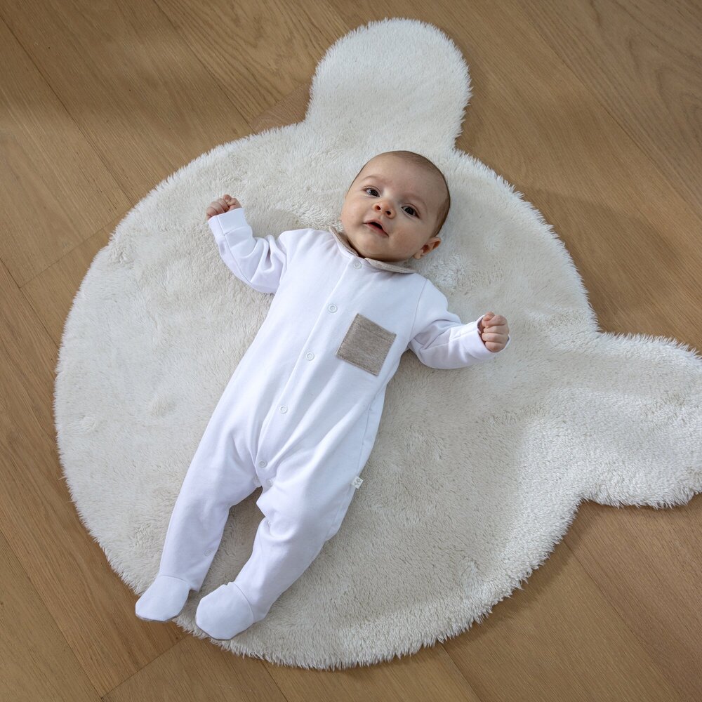 Babypakje Clément italian fleece + beige accenten