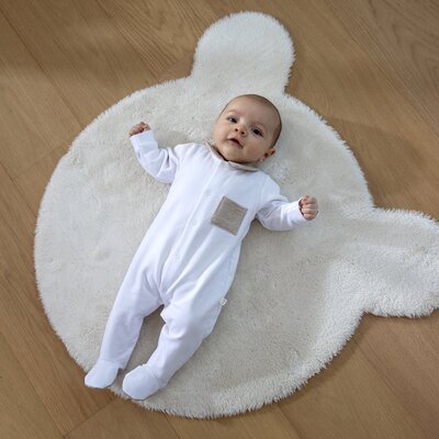 Babypakje Clément italian fleece + beige accenten